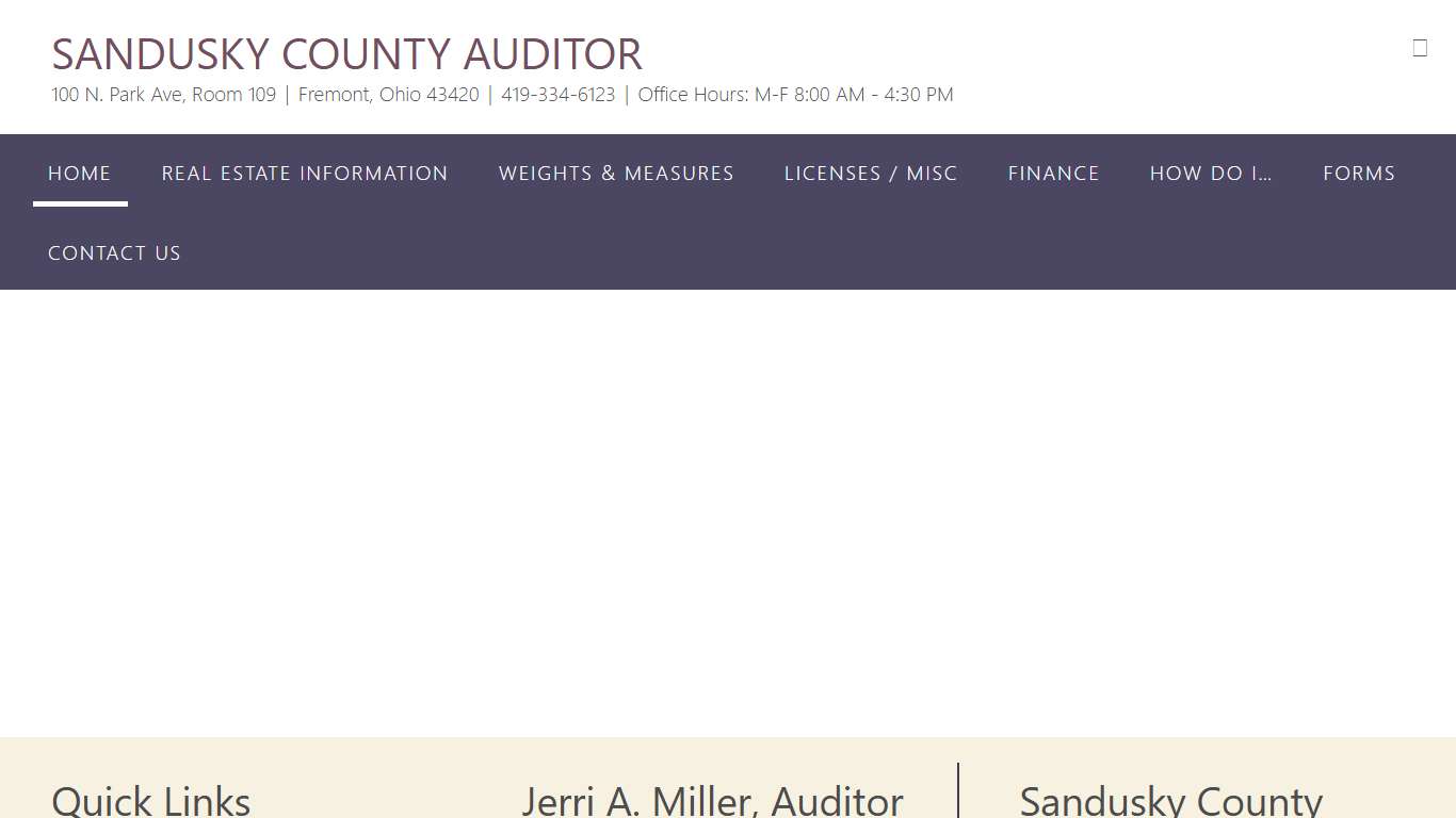 Sandusky County Auditor